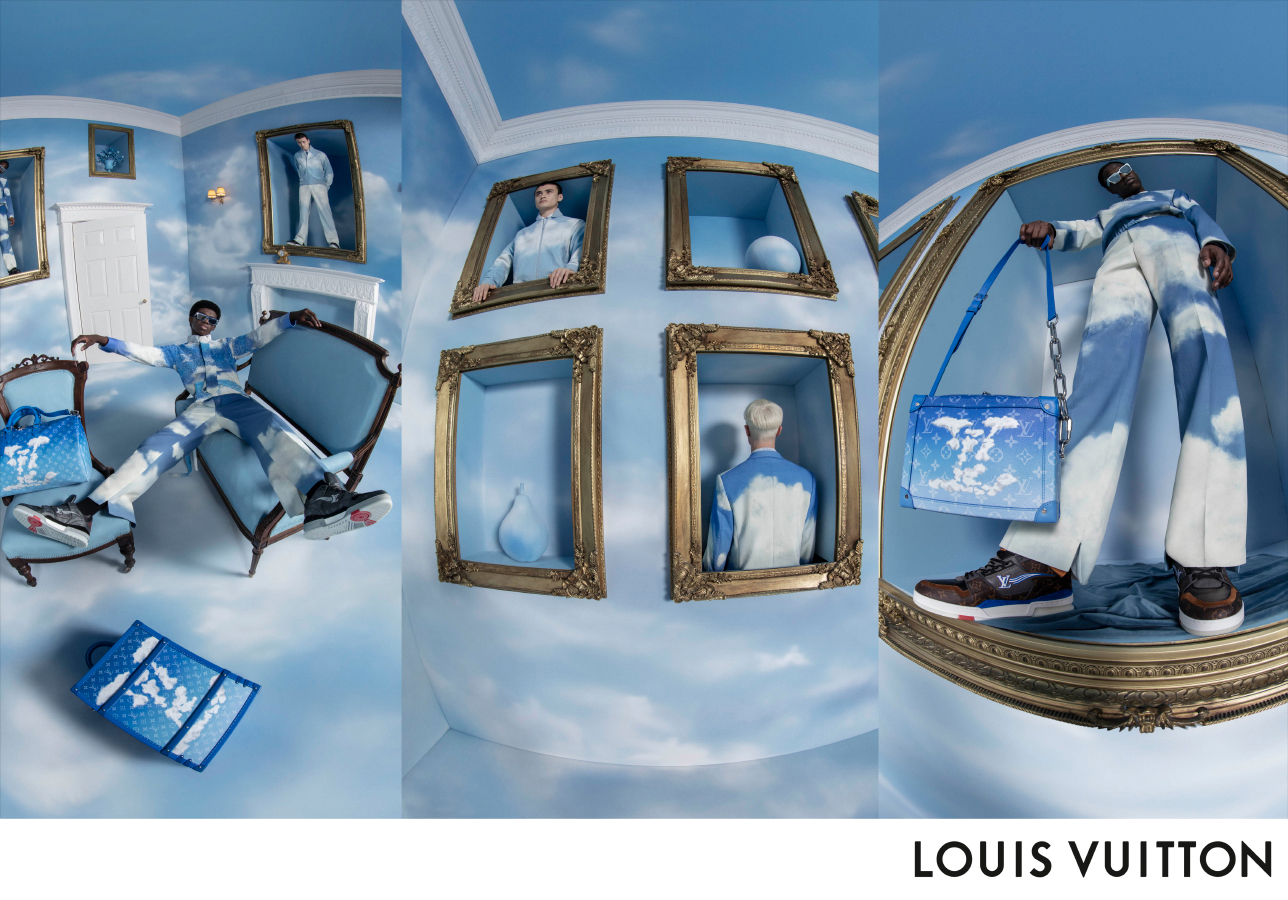 ❦ on X: 'heaven on earth' set design at louis vuitton fw 2020